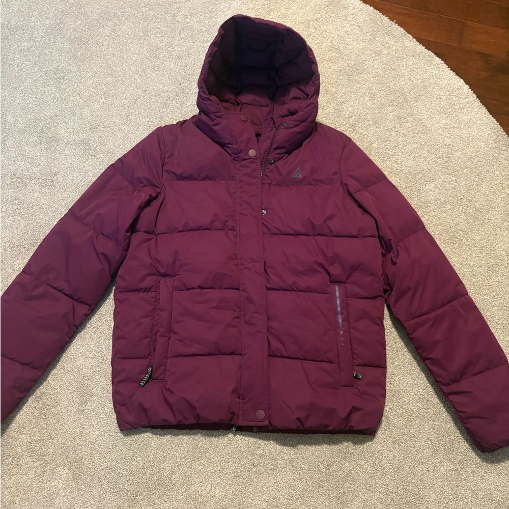 Kids Purple Puffer Jacket